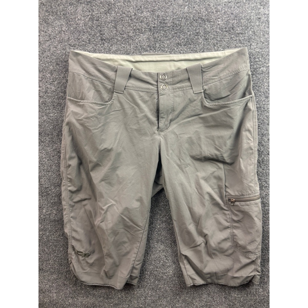 Outdoor Research Ferrosi Shorts Women 6 Gray Hiking Stretch Technical 244110